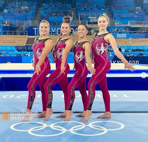 لباس‌های پوشیده تیم ملی ژیمناستیک دختران آلمان در المپیک +عکس