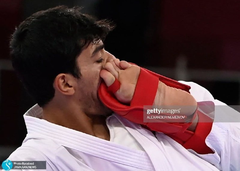 تصویری جالب اولین روز از مسابقات کاراته المپیک