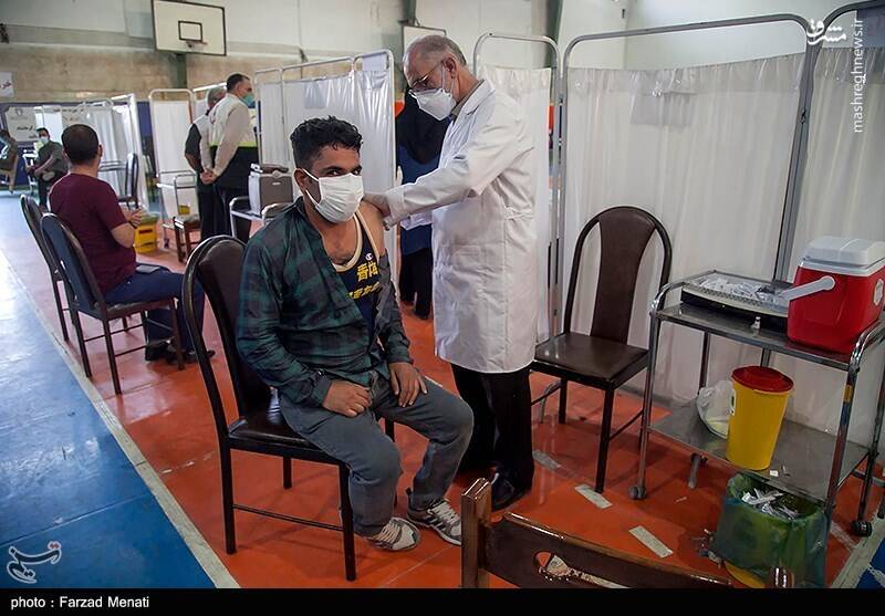 تزریق واکسن کرونا در طرح شهید سلیمانی + عکس