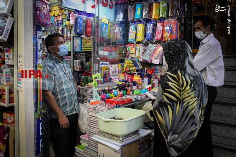 بازار لوازم التحریر در آستانه شروع سال تحصیلی + عکس