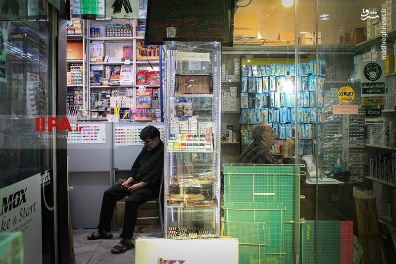 بازار لوازم التحریر در آستانه شروع سال تحصیلی + عکس