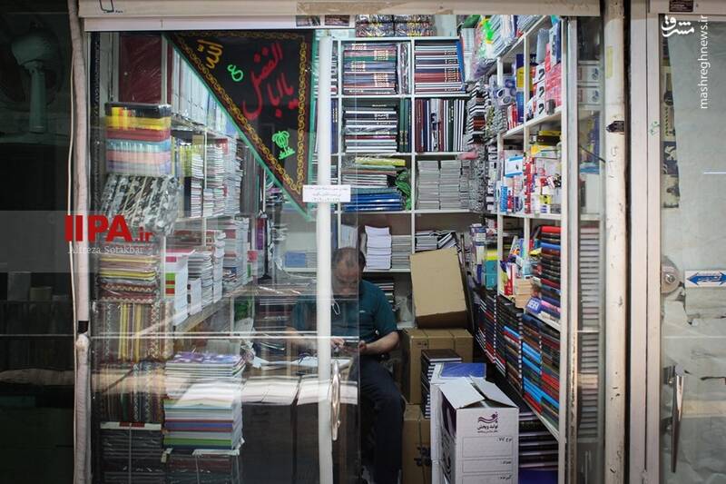 بازار لوازم التحریر در آستانه شروع سال تحصیلی + عکس