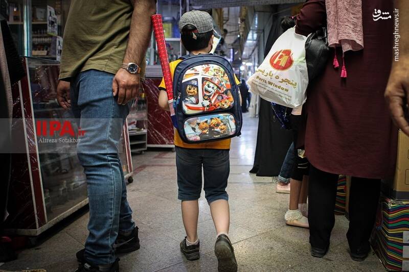 بازار لوازم التحریر در آستانه شروع سال تحصیلی + عکس