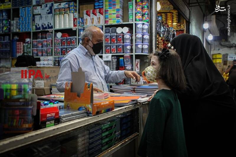 بازار لوازم التحریر در آستانه شروع سال تحصیلی + عکس