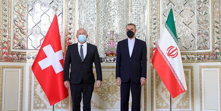 دیدار رئیس مجلس ملی سوئیس با امیرعبداللهیان +عکس 