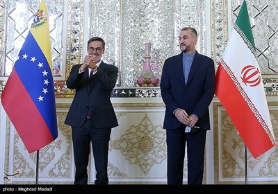 دیدار و نشست خبری وزرای خارجه ایران و ونزوئلا 