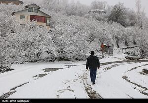 آغاز بارش برف و باران در اکثر مناطق کشور