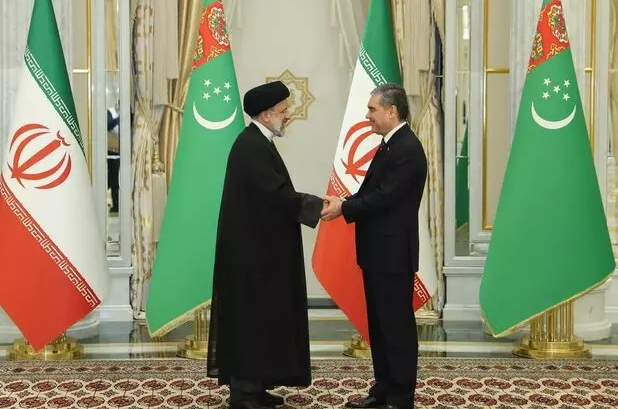 دیدار حجت‌الاسلام رئیسی با رئیس‌جمهور ترکمنستان