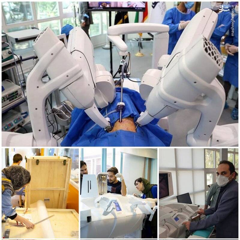 صادرات دو دستگاه ربات جراحی سینا به اندونزی