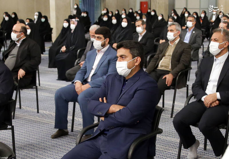 جواد فروغی در دیدار امروز رهبرانقلاب با پرستاران