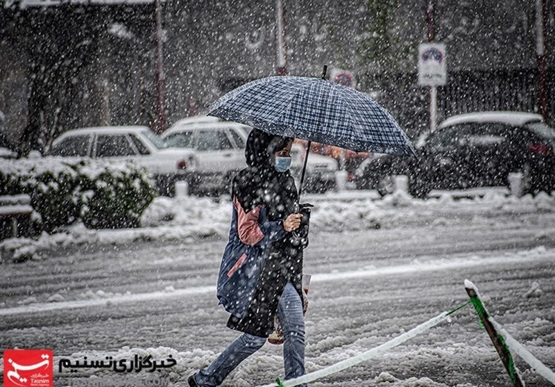  آغاز بارش برف و باران از روز جمعه