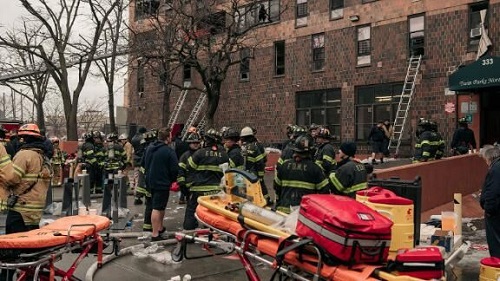 ۱۹ کشته در آتش‌سوزی مهیب در نیویورک 