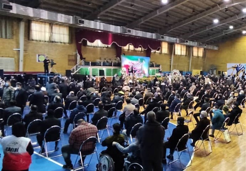 برگزاری مراسم تشییع شهدای گمنام در وزارت ورزش 