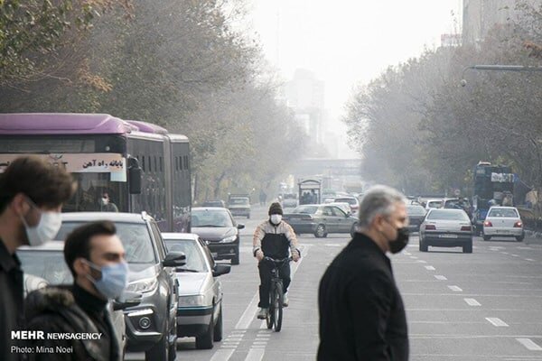 ناسالمی هوای تهران برای گروه‌های حساس