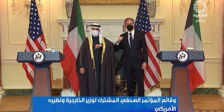 رایزنی وزیر خارجه آمریکا و همتای کویتی درباره مذاکرات رفع تحریم‌های ایران