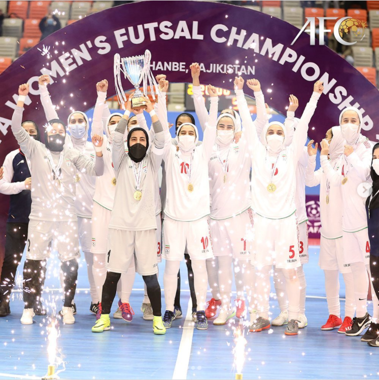 زنان فوتسال ایران موفق در کسب قهرمانی کافا ۲۰۲۲