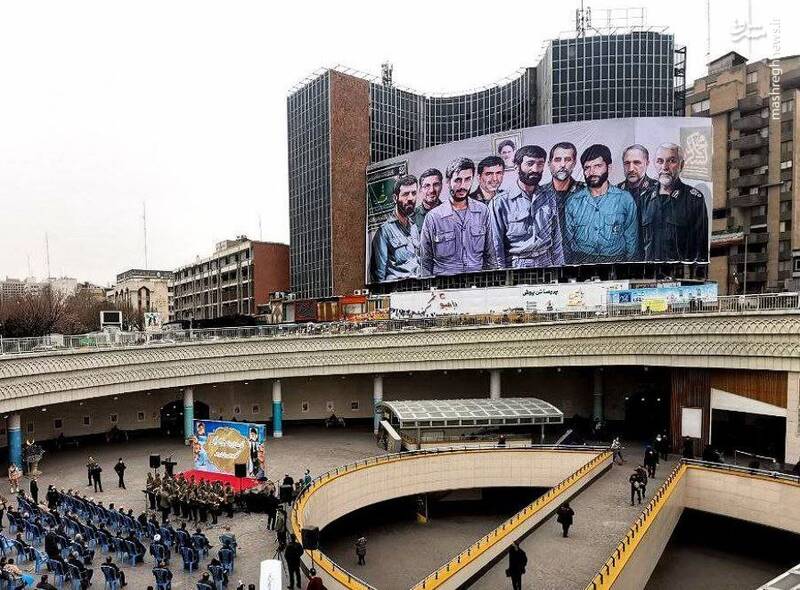 لشکر دشمن شکن؛ دیوارنگاره جدید میدان ولیعصر