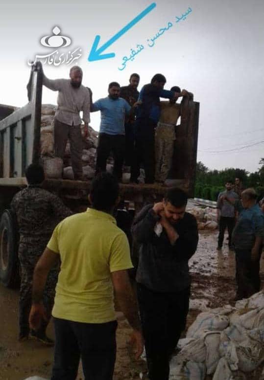 سیدمحسن شفیعی در حال جهاد