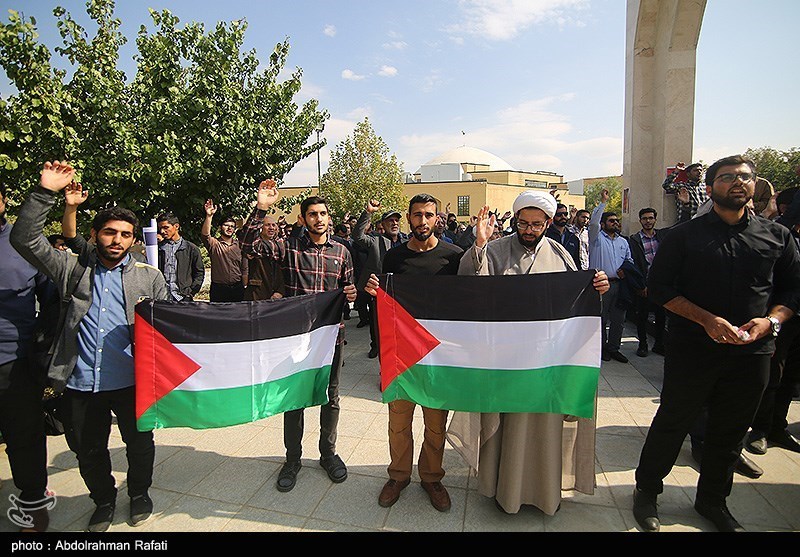 اجتماع دانشگاهیان همدان در حمایت از مردم مظلوم غزه 