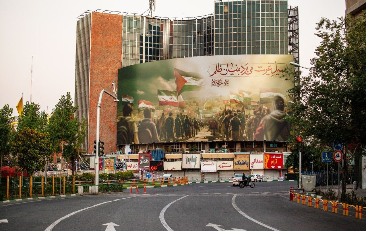 تصویر دیوارنگاره جدید میدان ولیعصر (عج)