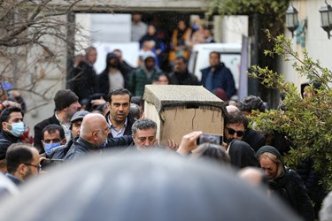 مراسم تشییع بیتا فرهی بازیگر سینما