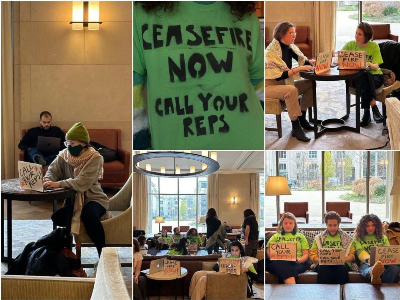 ابتکار دانشجویان دانشگاه هاروارد برای غزه +عکس