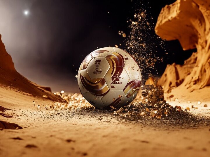 توپ فینال جام ملت های آسیا رونمایی شد +عکس