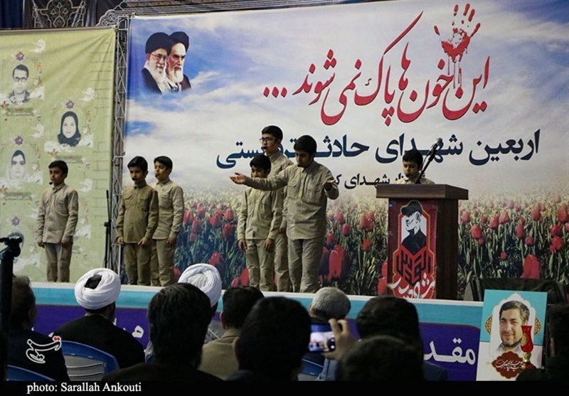  اربعین شهدای انفجار تروریستی گلزار شهدای کرمان برگزار شد + تصاویر 