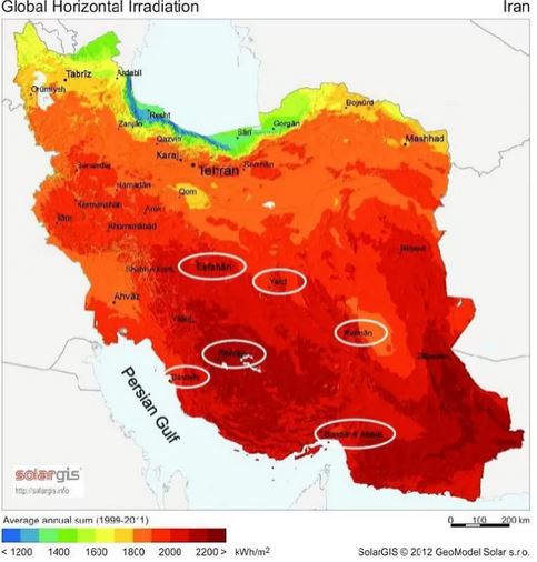   پتانسیل انرژی خورشیدی و ارزیابی عملکرد نیروگاه‌های متمرکز خورشیدی در مناطق مختلف ایران