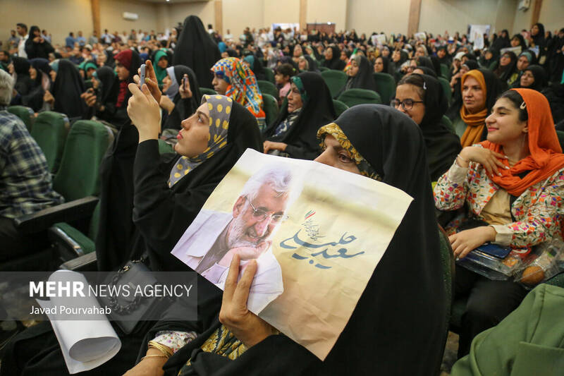  عکس/همایش بزرگ هواداران سعید جلیلی در شیراز