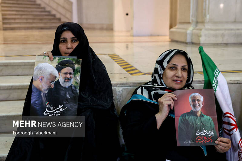  عکس/ اجتماع طرفداران سعید جلیلی در مصلی تهران