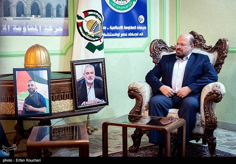  حضور سرپرست وزارت خارجه در دفتر حماس