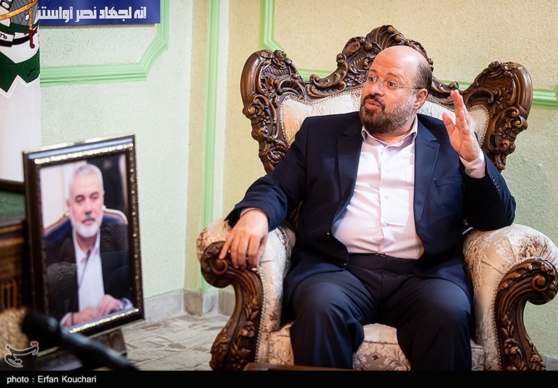  حضور سرپرست وزارت خارجه در دفتر حماس 