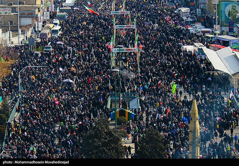 تصاویر راهپیمایی ۲۲ بهمن در تهران