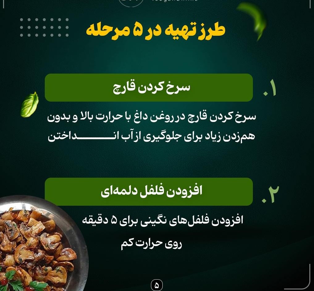 کوکوی قارچ؛ غذای گیاهی، خوش‌طعم و اقتصادی!