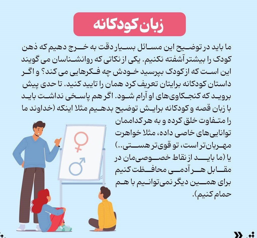 پاسخ سوالات جنسی کودکانمان را چه‌طور بدهیم؟