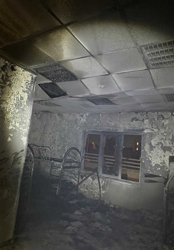 حریق در خوابگاه دخترانه دانشگاه آزاد قزوین+تصاویر