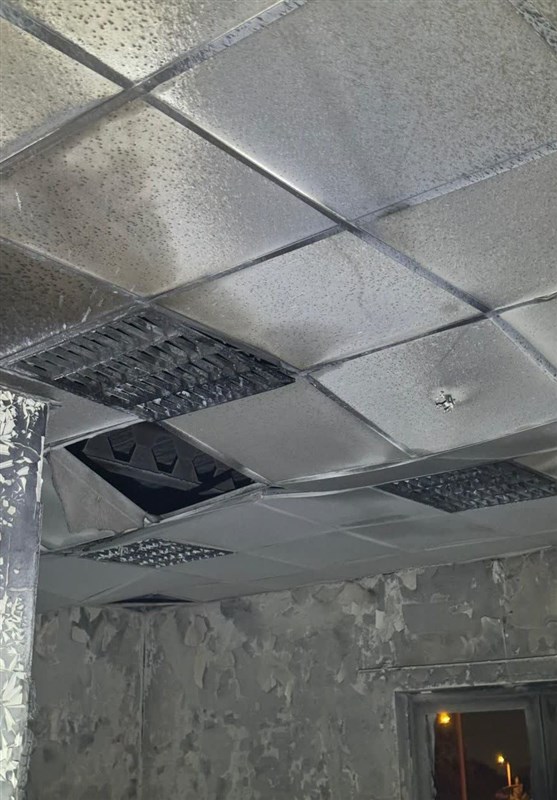 حریق در خوابگاه دخترانه دانشگاه آزاد قزوین+تصاویر