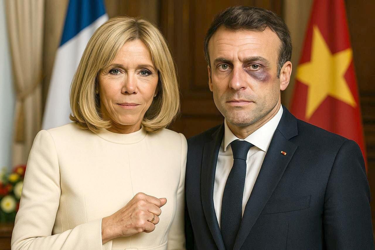 سیلی خوردن مکرون از همسرش همچنان سوژه جذاب کاربران خارجی | تصاویر